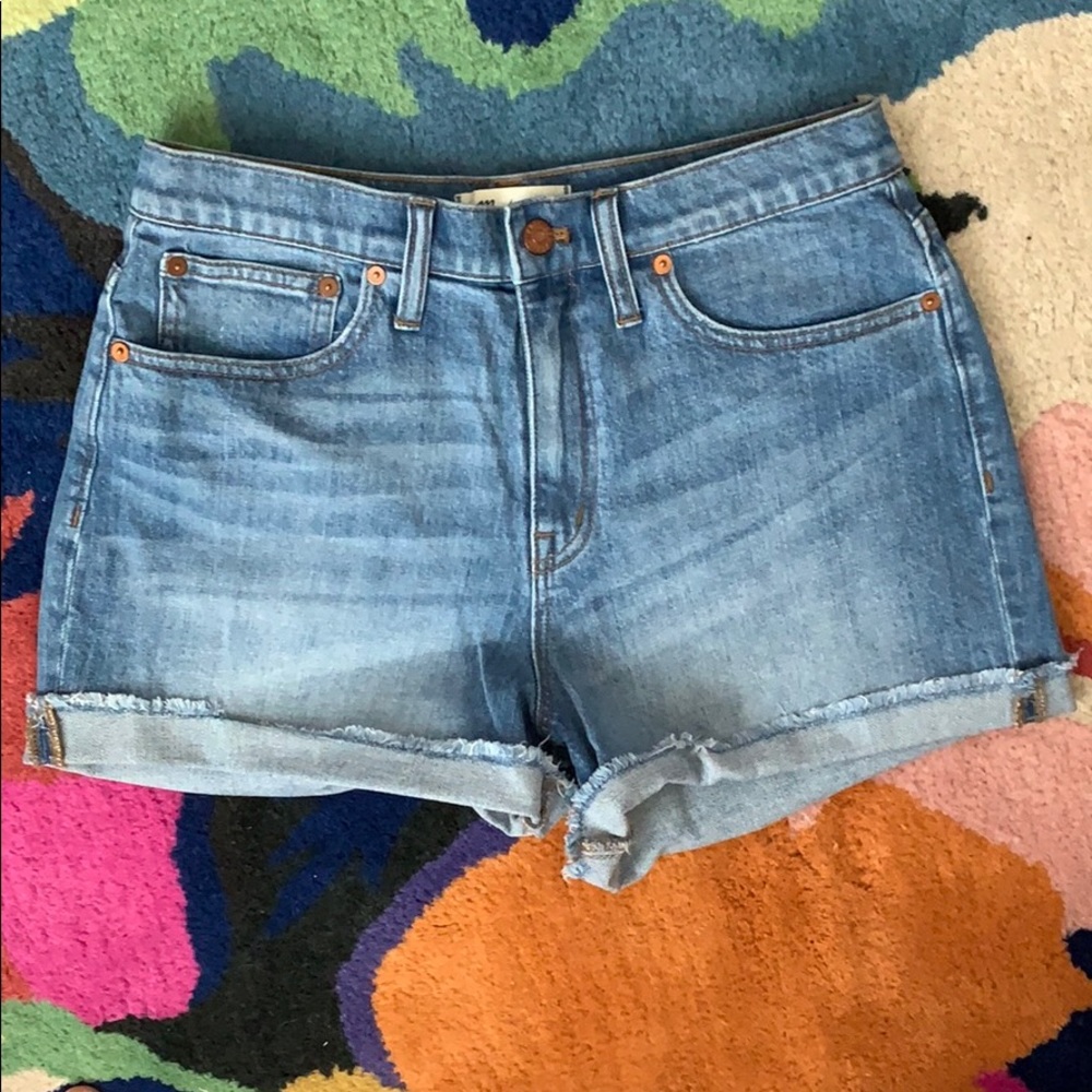 Madewell High Rise Denim Shorts